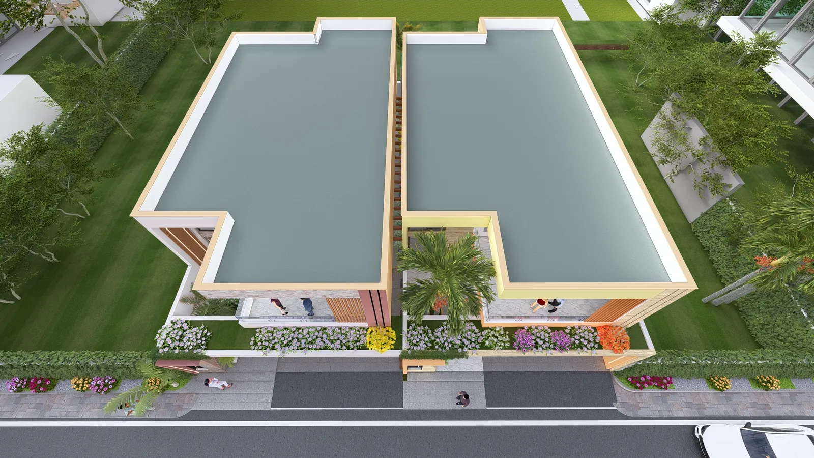 Deux villas duplex jumelées Yamoussoukro