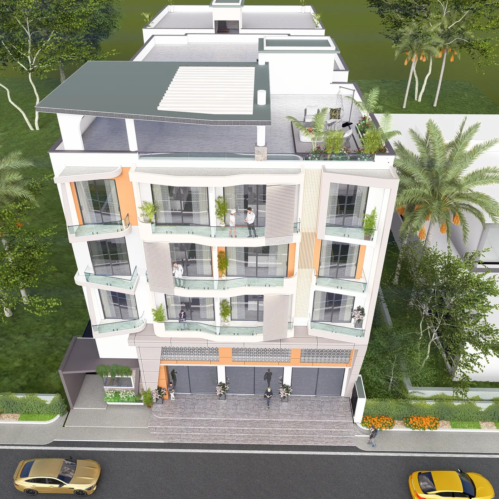 Deux Bâtiment de type R+4 à Yamoussoukro avec Penthouse