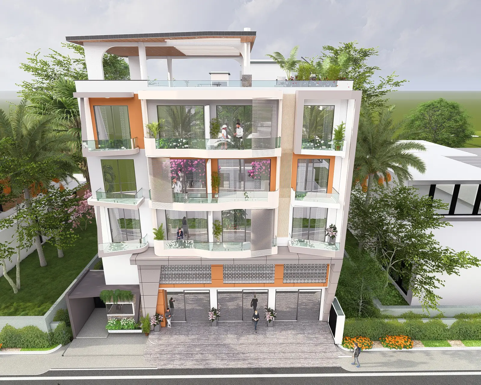 Deux Bâtiment de type R+4 à Yamoussoukro avec Penthouse