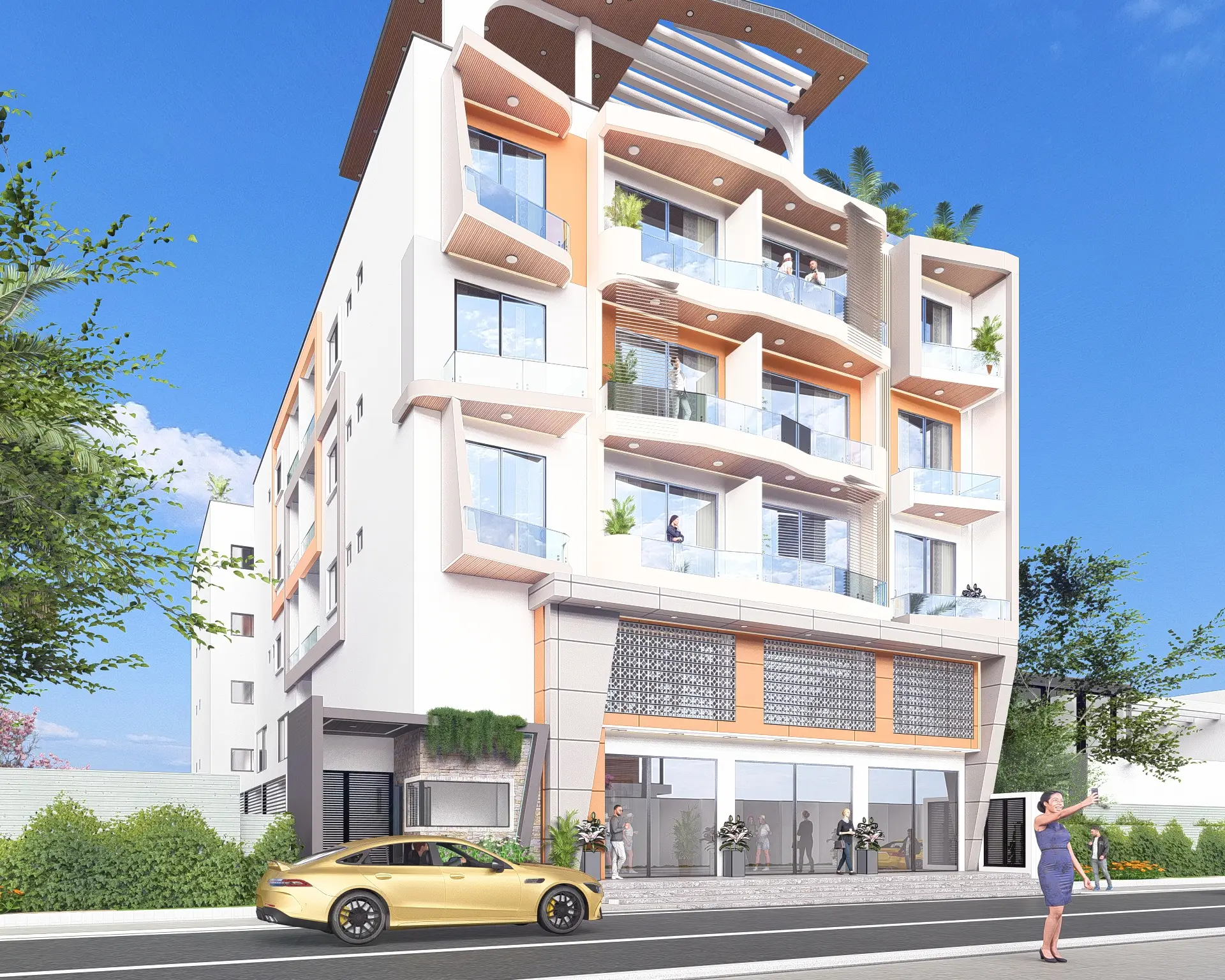 Deux Bâtiment de type R+4 à Yamoussoukro avec Penthouse